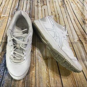 Asics Quick Walk 3 White Leather Walking Running Shoes Size 7.5